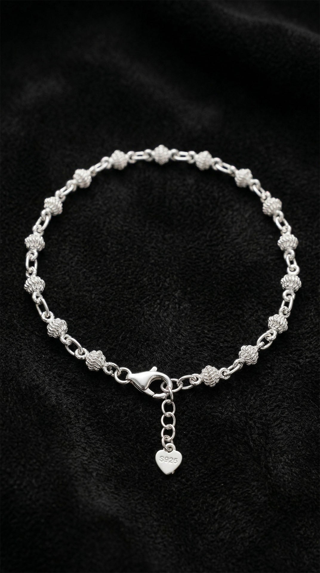 Traditional Cage Filigree Handmade Ball Chain Bracelet Silver – 4mm
