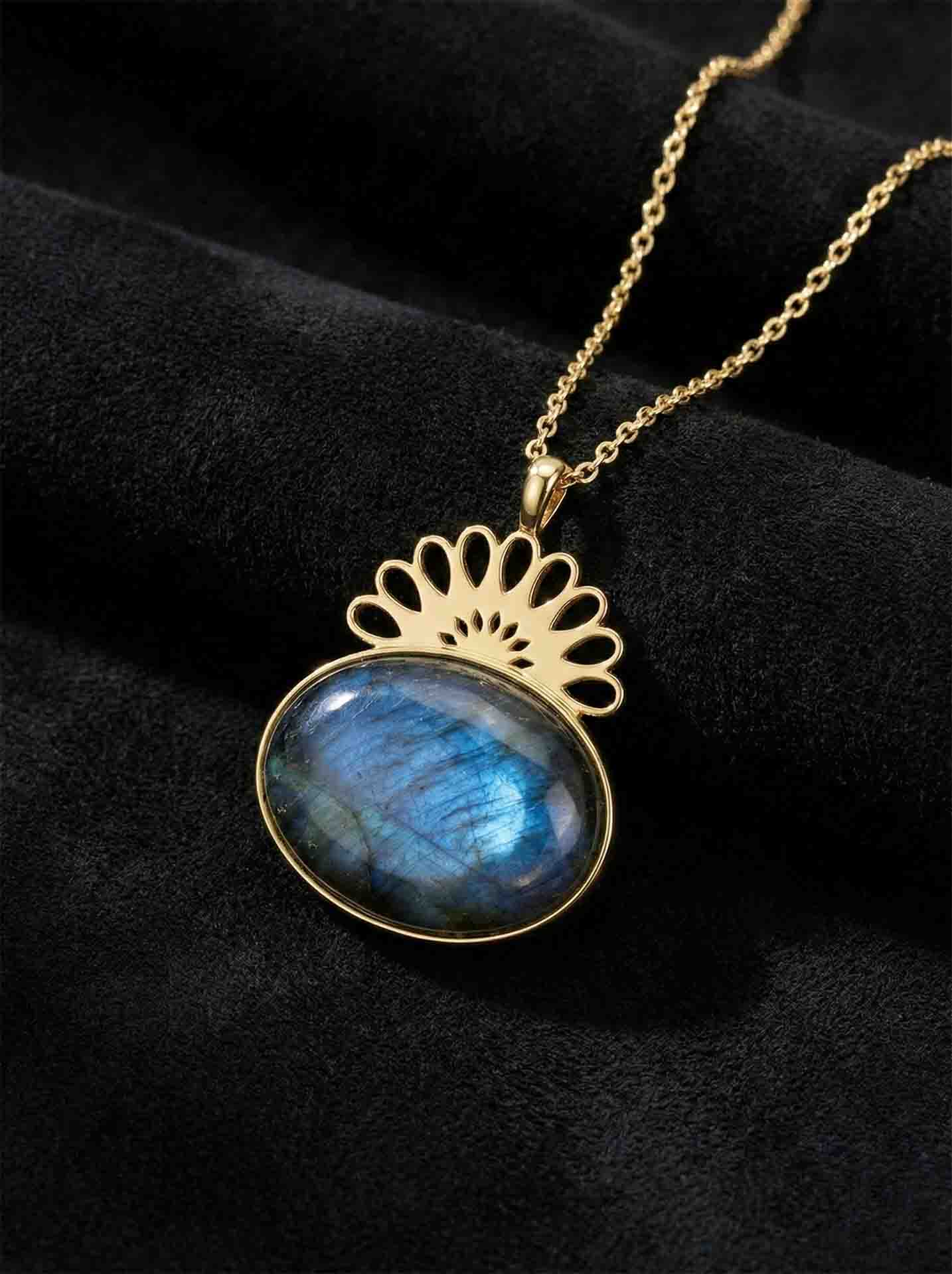 Strand Teardrop Lapis Lazuli Natural Handmade Filigree Necklace Silver