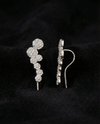 Planet Cluster Ear Climber Crawler Earrings | 925 Silver
