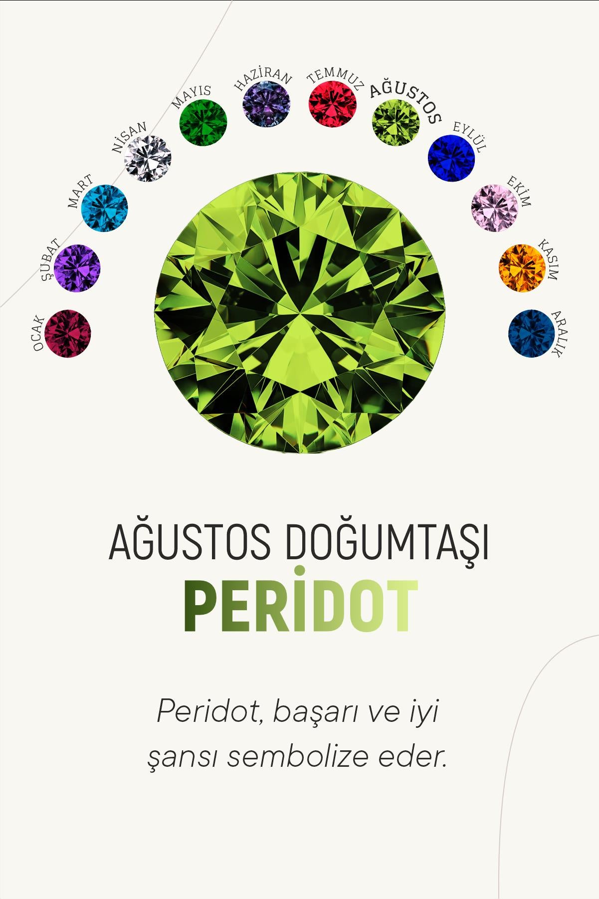 August Peridot Birthstone Solitaire Stud Earrings Rose Gold Plated Silver