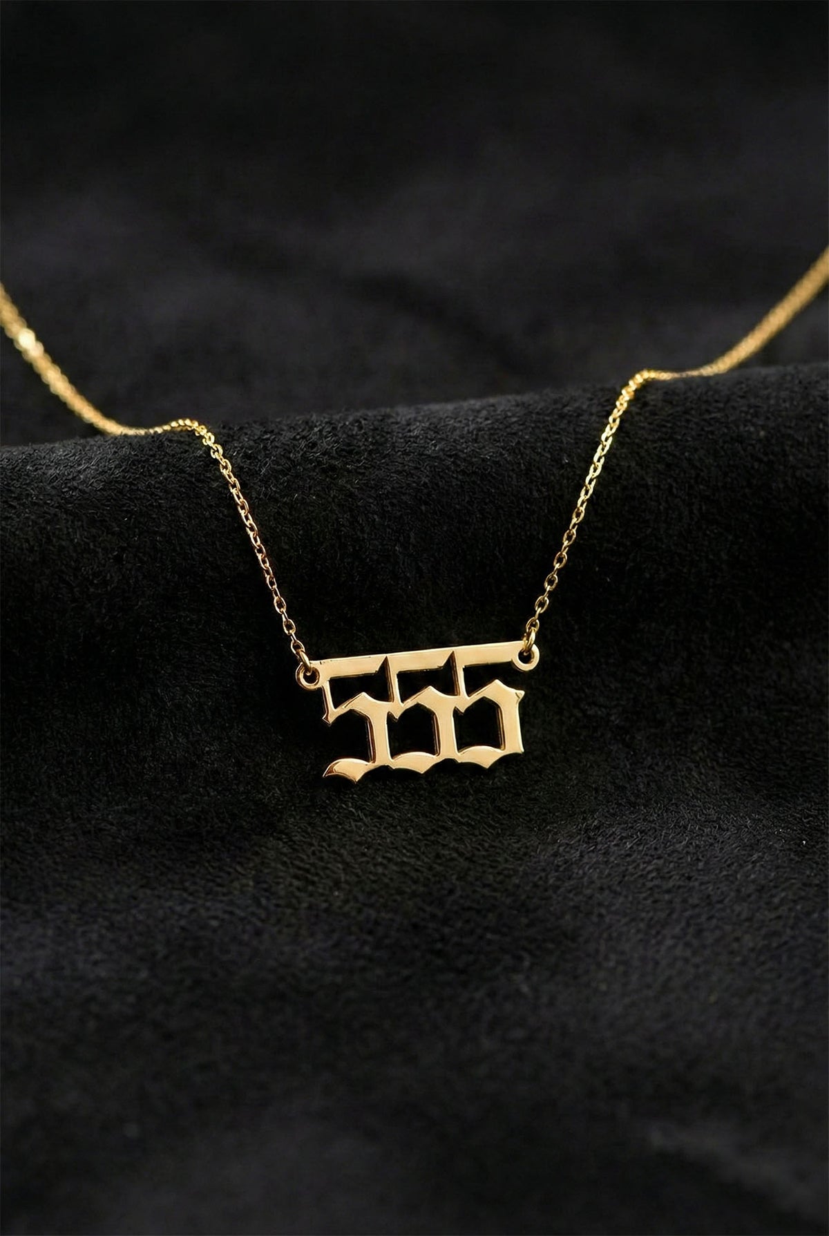 Gold Angel Number 555 Change Necklace | 925 Silver
