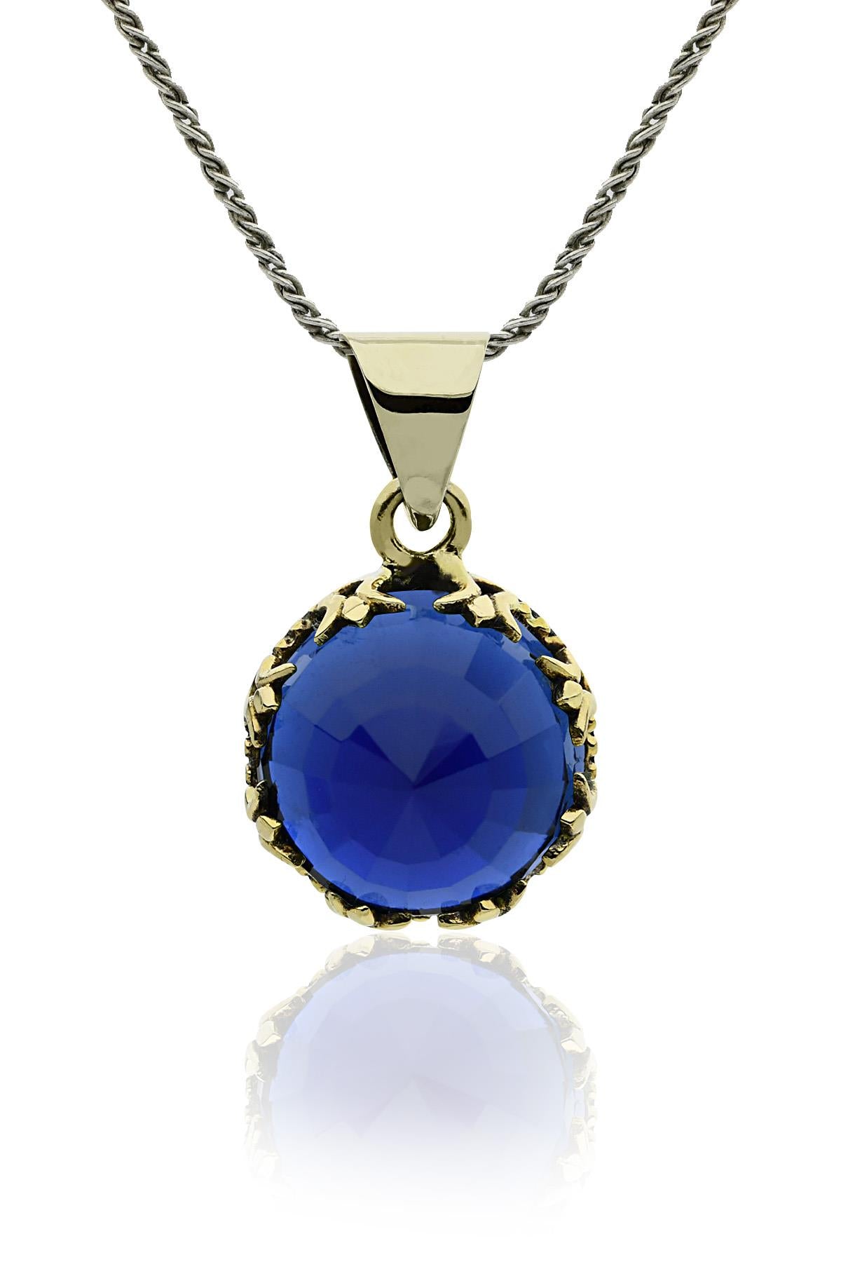 Sapphire Tulip Motif Traditional Set Silver