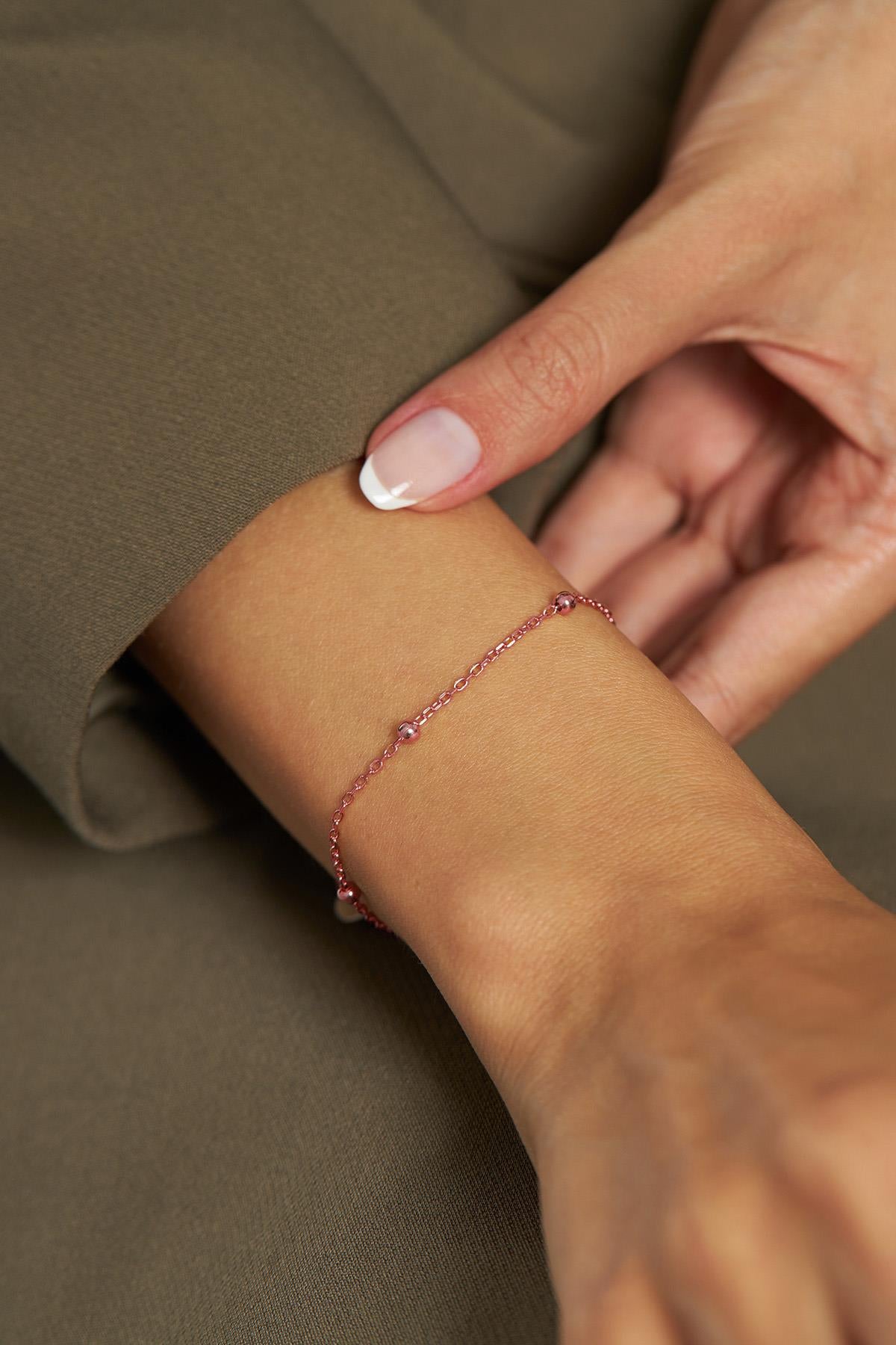 Rose Dorika Minimal Silver Bracelet