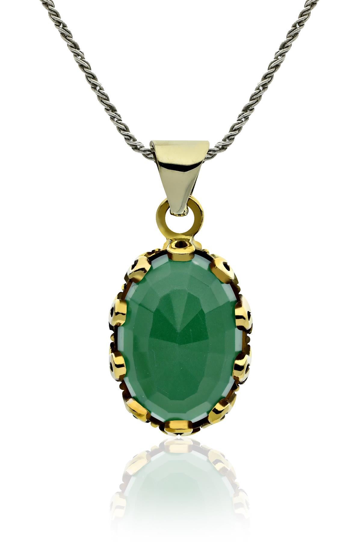 Jade Traditional Set Silver
